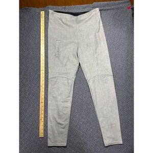 Lysse Large Gray High Waisted Leggings Cropped Yoga Shaping Stretch Pants